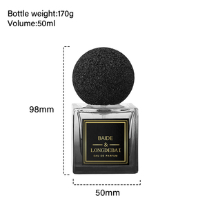 Luxury 50ml Square Female <b>Perfume</b> Glass <b>Bottles</b> with Pink Volcanic Rock Lid 30ml 100ml Clear Empty Ladies' <b>Perfume</b> <b>Bottles</b> - Product Image 6