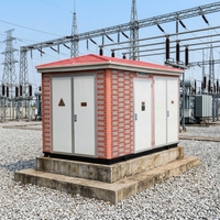 Poste de transformation électrique combiné de type boîtier F6 Yb 13,8 kV 132 kV GIS