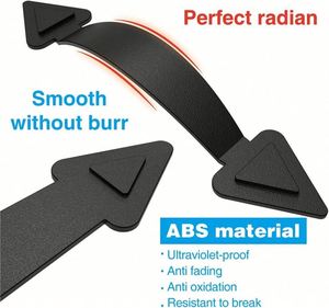 Kit de Herrajes Magnéticos Decorativos para Puertas de Garaje, Bisagras Magnéticas, Manijas, Paneles para Ventanas, Decoraciones para Paneles de Puertas de Garaje, Color Negro - Product Image 6