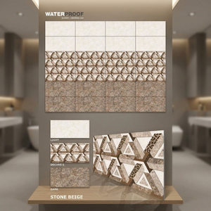 Azulejos de pared de cerámica con estampado de mármol de 300x600mm, azulejos de porcelana brillante Digital de 12x24, venta directa de fábrica - Product Image 2