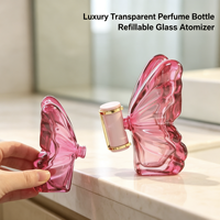 Botol Parfum Kupu-kupu Grosir 30ml 50ml 80ml: Botol Kaca Kupu-kupu Merah, Botol Parfum Wanita Kosong