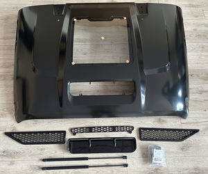 Couvre-capot de voiture de haute qualité pour Jeep Wrangler JK 2007-2017 Accessoires Pièces tout-terrain Acier 4x4 Protection de capot de moteur Capot Bodykit - Product Image 1