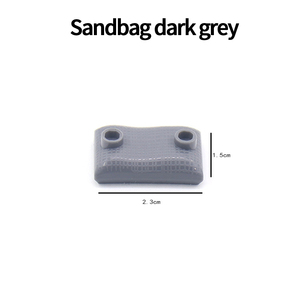 Mini accessoires de la Seconde Guerre mondiale, soldats, scène de rue militaire, terrain d'entraînement, sac de sable, forteresse, armes, ensembles de blocs de construction, jouets, cadeaux - Product Image 4