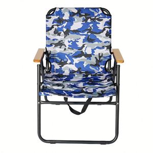 Outdoor <b>Camping</b> Picnic Kermit Folding <b>Double</b> Layer Party <b>Chair</b> No Installation Required Convenient to Carry - Product Image 1
