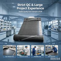 SBS Sandoberflächen-modifizierte Bitumen-Selbstklebende Wasserdichte Membran mit Chinesischem Design 5 Jahre Garantie für Dachunterlage