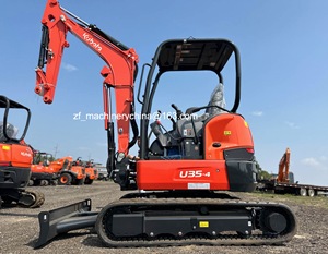 Mini-excavatrice Kubota U35 de 3,5 tonnes d'occasion, excavatrice Kubota U35-6 avec lame - Product Image 2