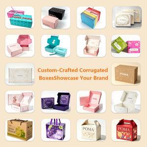 Boîte cadeau en carton ondulé personnalisée à faible MOQ, emballage <span class=keywords><strong>de</strong></span> <span class=keywords><strong>luxe</strong></span> pour chaussures, boîte en papier pour chaussures pour femmes, expédition <span class=keywords><strong>de</strong></span> détail - Product Image 2