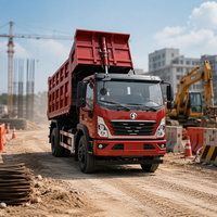 Nouveau camion benne léger Shacman 4x2 de 10 tonnes pour travaux d'ingénierie civile