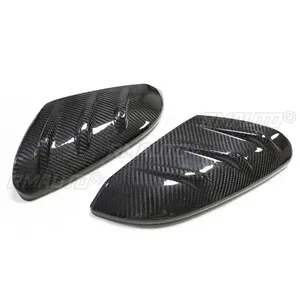 Coques de rétroviseurs latéraux en fibre de carbone sèche pour Honda Civic 10ème génération Mugen Style Type-R FK8 2016-2021 – Boîtiers de remplacement pour rétroviseurs - Product Image 2