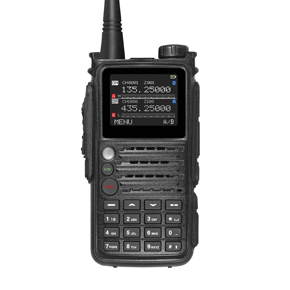 Transceptor de radio DMR Radio bidireccional digital Impermeable IP54 Wakie Talkie 20km de largo alcance