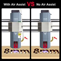 LASER TREE Nouvelle Arrivée Module Laser Air Assist 10W Puissance Optique pour Mini 3018 CNC Machine De Découpe Routeur DIY pour Bois Cuir