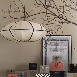 Lampada <span class=keywords><strong>a</strong></span> <span class=keywords><strong>Sospensione</strong></span> in Tessuto Stile Wabi-sabi Giapponese, Forma di Zucca, Luce LED Sospesa, <span class=keywords><strong>Lampadina</strong></span> E27, <span class=keywords><strong>Lampadario</strong></span> <span class=keywords><strong>a</strong></span> Soffitto - Product Image 3