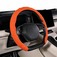 Vente en gros de housses de volant de voiture en daim 5D à clipser, O D universel, luxe sport pour BMW E 46, housse de volant Xi325