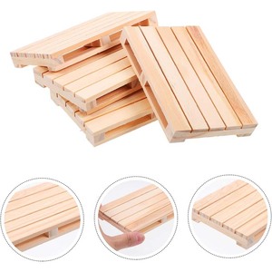 Base <span class=keywords><strong>de</strong></span> Madera para <span class=keywords><strong>Macetas</strong></span>, Soporte Antideslizante para Plantas, Diseño Artesanal para Decoración del Hogar - Product Image 3