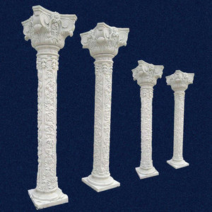 Tallado y Escultura en Piedra Natural, Columna de Mármol con Capitel <span class=keywords><strong>Corintio</strong></span> Griego y Pilares Romanos - Product Image 4