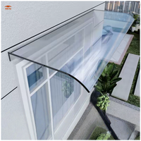 Plaque de couverture de toit en polycarbonate ondulé DIY, pare-soleil, coupe-vent, imperméable