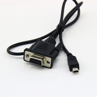 Cable RS232 Db9 Cable de extensión serie macho a hembra de 9 pines