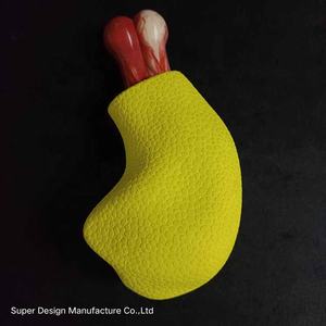 Высококачественные индивидуальные резиновые игрушки для домашних животных, прочные несколько форм, предназначенные для собак, устойчивые силиконовые пластиковые нейлоновые материалы - Product Image 4