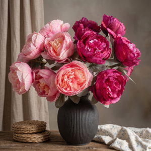Wholesale Hot Selling Simulation Peony Bouquet <b>Artificial</b> Flower Fake Flowers for Events - Product Image 3