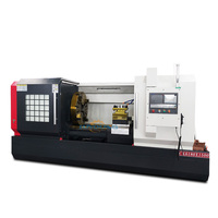 Tour à lit plat CNC CK6180 avec commande Fanuc, machine de tournage automatique de précision pour métaux, robuste, horizontale, longueur maximale 3000 mm, 2 axes