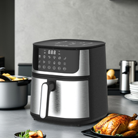 Friteuse à air sans huile B-60011, capacité 5,5 L, friteuses à air électriques sans huile, friteuse à air saine
