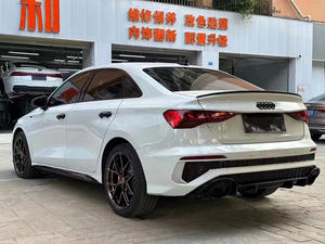 Lèvre de diffuseur arrière Auto Bodykit pour <span class=keywords><strong>Audi</strong></span> A3 <span class=keywords><strong>2021</strong></span> + mise à niveau vers RS3 matière plastique Modification de la lèvre arrière pièces automobiles - Product Image 6