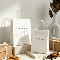Sacs d'emballage pour pâtisserie, cupcakes, cadeaux, à emporter, en papier kraft brun compostable, écologiques, avec poignée torsadée, qualité alimentaire, logo personnalisé
