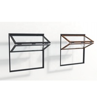 Fenêtre pliante de chambre à coucher en aluminium à double vitrage, insonorisée, avec moustiquaire en acier inoxydable, garantie 5 ans - Vente en gros usine