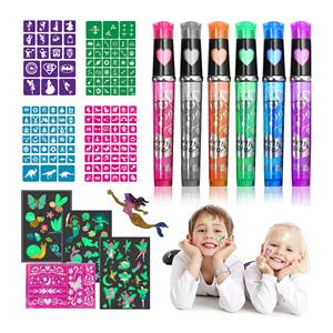 ชุดรอยสักผงกลิตเตอร์ลายการ์ตูนสำหรับเด็กชุดสักชั่วคราวกึ่งถาวรสำหรับงานปาร์ตี้บนเวที - Product Image 1