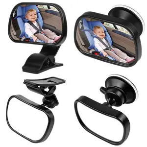 2 in 1 Mini Children Rear Convex Mirror Car Back Seat Baby Mirror Adjustable Auto Kids Monitor Safety Car Rearview mirror