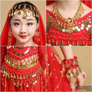 Costume de <span class=keywords><strong>danse</strong></span> ethnique indien Xinjiang pour filles, Lehenga Choli à manches longues - Product Image 4