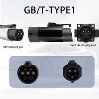 Adaptateur EV 32A 7KW pour station de recharge GBT vers Type 1 J1772 pour voiture électrique