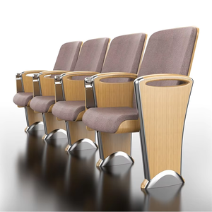 Mobilier de théâtre scolaire, sièges d'auditorium d'église, chaises de salle de conférence, table pliante, sièges de théâtre, siège individuel, canapé de cinéma, métal - Product Image 2