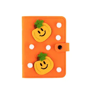 Keçe kapak Binder not defteri sevimli gevşek yaprak noel Notebook günlüğü çocuklar için hediye