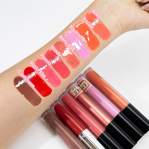 Brillo Labial Vegano al por Mayor, Libre <span class=keywords><strong>de</strong></span> Crueldad Animal, <span class=keywords><strong>de</strong></span> Marca Privada, Cosméticos que Cambian <span class=keywords><strong>de</strong></span> Color, con Acabado Brillante - Product Image 2