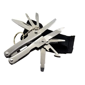 Xách tay thép không gỉ Mini Multitool Kìm ngoài trời đa chức năng DIY công cụ Nail File Knife Saw có thể Opener-OEM tùy chỉnh - Product Image 1