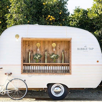 Chariot de cuisine et de café Mobile, accessoire pour nourriture, pour chien, pour Fast-Food, caravane, remorque, Bar