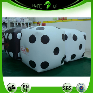 <span class=keywords><strong>Géant</strong></span> cube de dés <span class=keywords><strong>gonflable</strong></span> en PVC, modèle publicitaire, dés gonflables personnalisés avec impression pour fêtes et décoration - Product Image 6