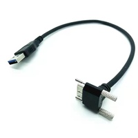 Kabel MM Male ke IC Male ke USB-A USB-B Micro-USB untuk Hard Drive Mobile & Transfer Data Ponsel Tembaga Hitam