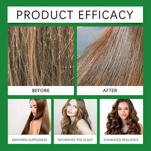 น้ำมันหอมระเหยดูแลเส้นผมสูตรธรรมชาติช่วยลดการหลุดร่วงของเส้นผมน้ำมันมะกอกทำให้ผมเรียบเนียน - Product Image 5