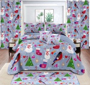 Bán Buôn Thiết Kế 7 Mảnh Đầy Đủ Nữ Hoàng California Vua Kích Thước Giường <span class=keywords><strong>Comforter</strong></span> Tấm Bộ Đồ Giường Sang Trọng - Product Image 4