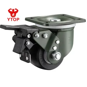 YTOP脚轮批发2英寸2.5英寸3英寸薄型脚轮脚轮尼龙PA/PP小滚轮小脚轮
