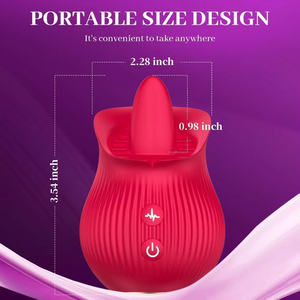 Dil Vibratörü Klitoris Yalama <span class=keywords><strong>G</strong></span> Noktası Yapay Penis Masaj Aleti Klitoris Vajina Titreşimli Oral Seks Oyuncakları Kadınlar için Kadın Mastürbasyonu - Product Image 5