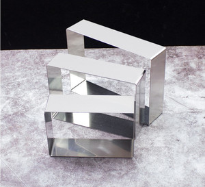 Khuôn Bánh Hình Chữ Nhật Bằng Thép Không Gỉ Cho Nhà Bếp 6*4 Inch Dụng Cụ Cắt Bánh Quy Hình Chữ Nhật Vòng Mousse Dụng Cụ Cắt Bánh Phô Mai - Product Image 2