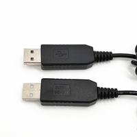 Câble USB Boost Neuf 5.5*2.1mm DC vers DC 5V/12V Haute Vitesse 1M Convertisseur de Tension pour Téléphone Portable et Routeur Sans Fil