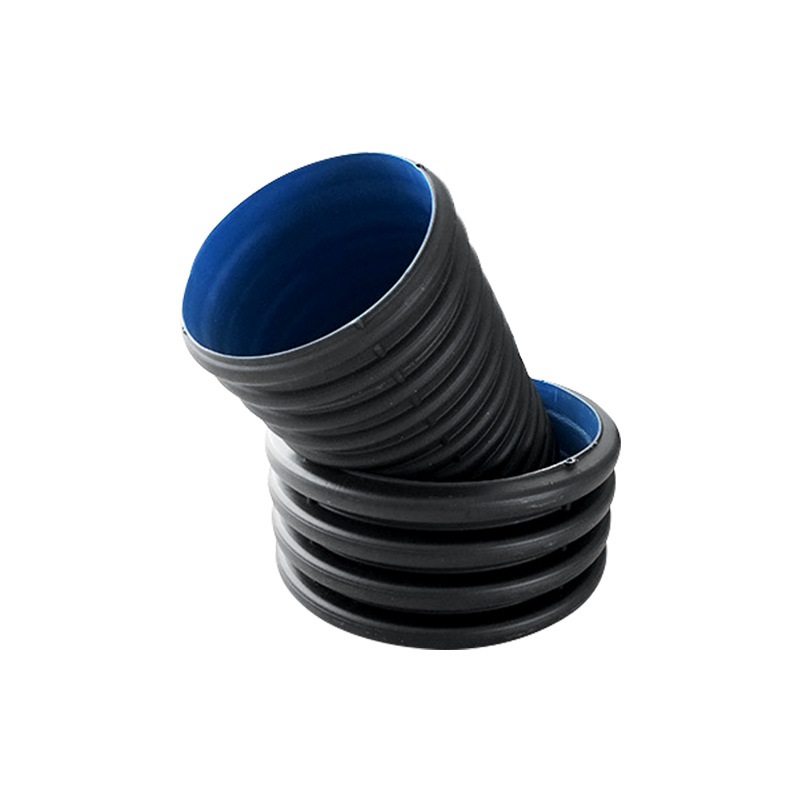 Изготовленный на заказ принятый Размер HDPE двухслойная гофрированная труба прочная Заводская подземная водная противопожарная или пластиковая трубка