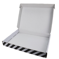Boîte de courrier en Carton avec Logo personnalisé, pour vêtements de bébé, chaussures, chapeau, expédition, boîtes d'emballage en Carton ondulé couleur