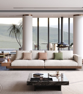 Comodo Set di Divani Modulari per Soggiorno in Velluto, Divano Angolare con Design Semplice e Gambe in Legno per Arredamento Casa - Product Image 5