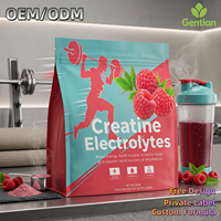 Complément d'hydratation en gros pour adultes et enfants, marque privée, bâtonnets de créatine personnalisés en sachet pour la gestion de l'énergie