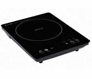 Table de cuisson à induction électrique à brûleur unique de haute qualité 2000W, boîtier en verre noir pour la cuisine domestique, hôtelière et professionnelle, vente en gros - Product Image 1